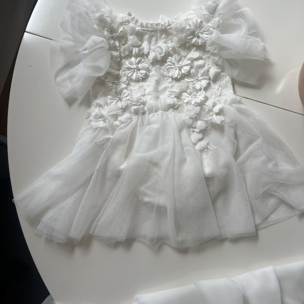 White Floral Dress